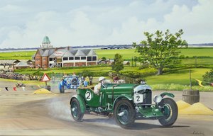 Speed Six Bentley w Brooklands 1930, 1986